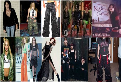 The fashion evolution of goth babes